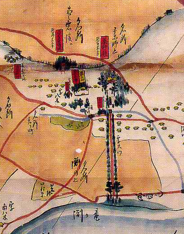 『観音堂所領絵図』